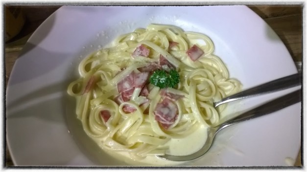 Fetucine Carbonara